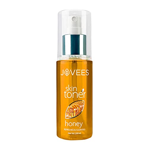 JOVEES Herbal Honey Toner | Cleanses & Moisturises | Pore Tightening | Toner For Dry Or Combination Skin | Paraben & Alcohol Free | 200 Ml, Pack of 1 from JOVEES