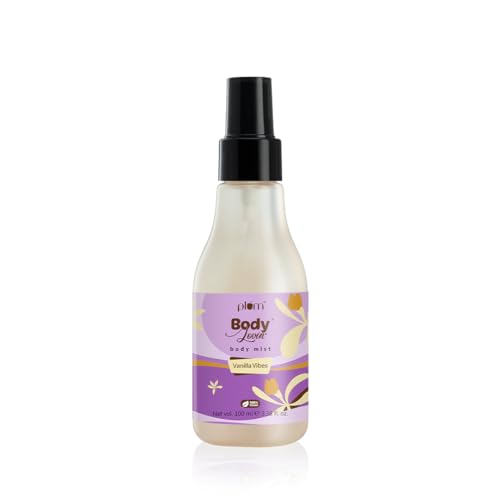 Plum BodyLovin' Vanilla Vibes Body Mist Long Lasting Vanilla Fragrance For Women With Warm Cozy Vanila Scent High On Fun Travel-Friendly