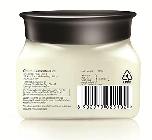 Raaga Professional De-Tan Pack | Tan Removal Cream with Kojic and Milk | Dermatologically Tested, Peroxide Free, Hydroquinone Free, Sulphate Free (500 gm) from Raaga Professional