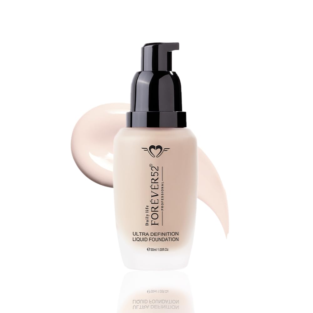 Daily Life Forever52 Ultra Definition Liquid Long Lasting Matte Full Coverage Flawless Weightless Cream Foundation, Milk Cake (FAIR SHADE WITH PINK UNDERTONE) - 005 from Forever52