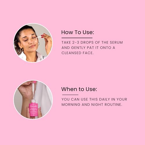Foxtale 3% Tranexamic Acid & Peptide Serum for Pigmentation | Reduces Marks & Hyperpigmentation | Fades Dark Spots | Brightens and Evens Out Skin Tone | All Skin Types | Men and Women - 30 ml from FoxTale