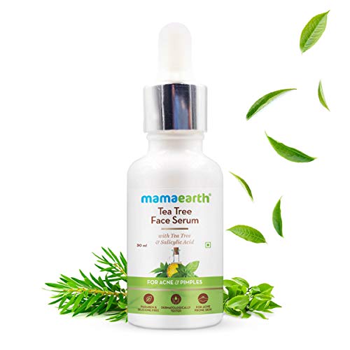 Mamaearth Tea Tree Face Serum For Acne Prone Skin With Tea Tree & Salicylic Acid For Acne & Pimples, 30ml from Mamaearth
