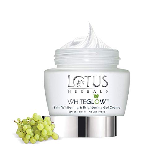 Lotus Herbals Whiteglow Skin Whitening And Brightening Gel Face Cream With Spf-25, For All Skin Types, 60g (Pack of 1) from Lotus