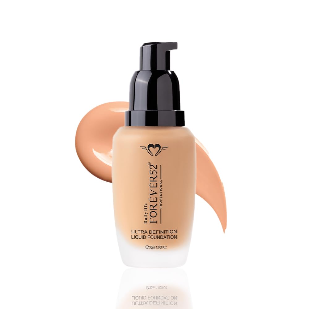 Daily Life Forever52 Ultra Definition Liquid Long Lasting Matte Full Coverage Flawless Weightless Cream Foundation, Milk Cake (FAIR SHADE WITH PINK UNDERTONE) - 005 from Forever52