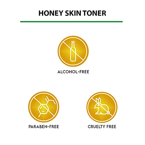 JOVEES Herbal Honey Toner | Cleanses & Moisturises | Pore Tightening | Toner For Dry Or Combination Skin | Paraben & Alcohol Free | 200 Ml, Pack of 1 from JOVEES