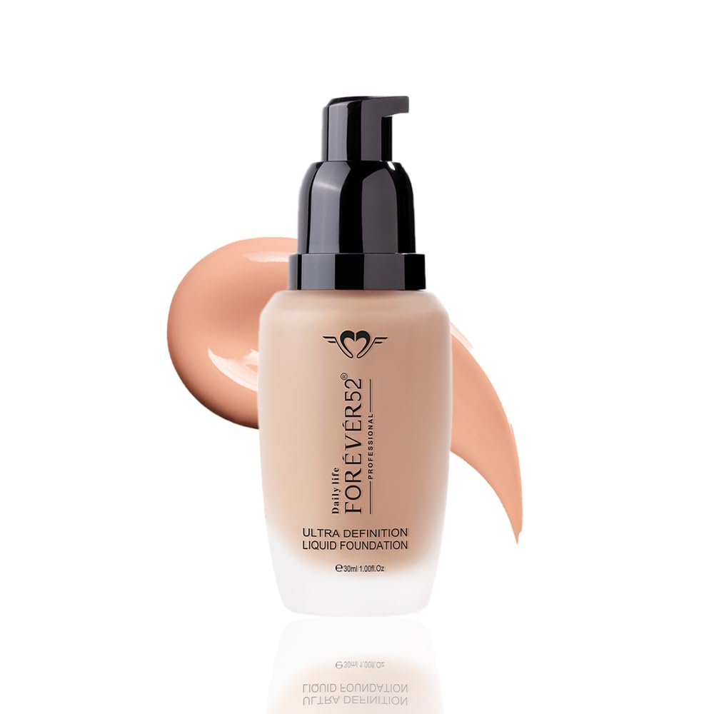 Daily Life Forever52 Ultra Definition Liquid Long Lasting Matte Full Coverage Flawless Weightless Cream Foundation, Milk Cake (FAIR SHADE WITH PINK UNDERTONE) - 005 from Forever52