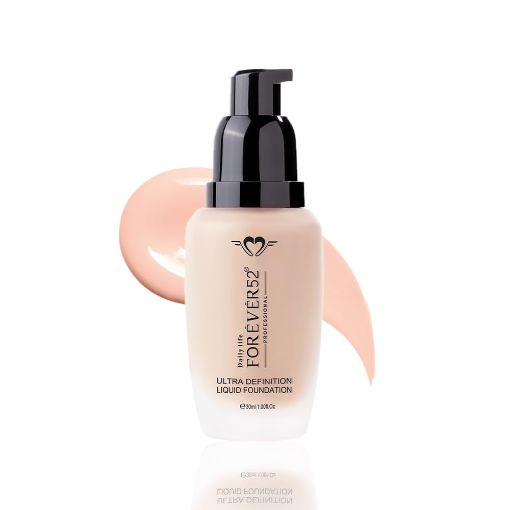 Daily Life Forever52 Ultra Definition Liquid Long Lasting Matte Full Coverage Flawless Weightless Cream Foundation, Milk Cake (FAIR SHADE WITH PINK UNDERTONE) - 005 from Forever52
