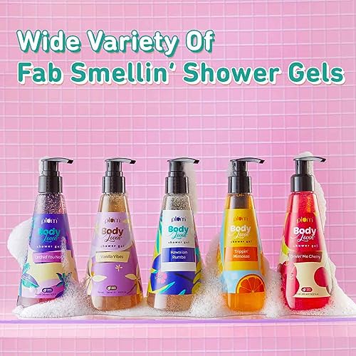 Plum BodyLovin' Hawaiian Rumba Shower Gel | SLS-Free Body Wash For Women & Men | Long Lasting Beachy Fragrance | Aloe-Infused Nourishing Body Cleanser For Soft & Smooth Skin (240 ml) from Plum