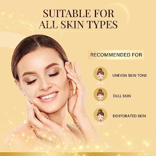 Ozone Illuminous Gold Facial Kit | For All Skin Type | With 6 Easy Step Organic Facial Kit For Natural Golden Glow, Radiant & Luminous Skin | For Men & Women | 60 gm (Single Use) from Ozone