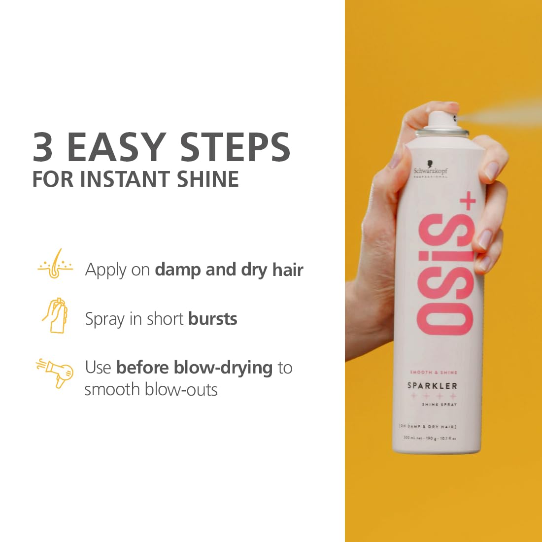 Schwarzkopf Professional OSiS+ Sparkler Shine Spray from OSiS+