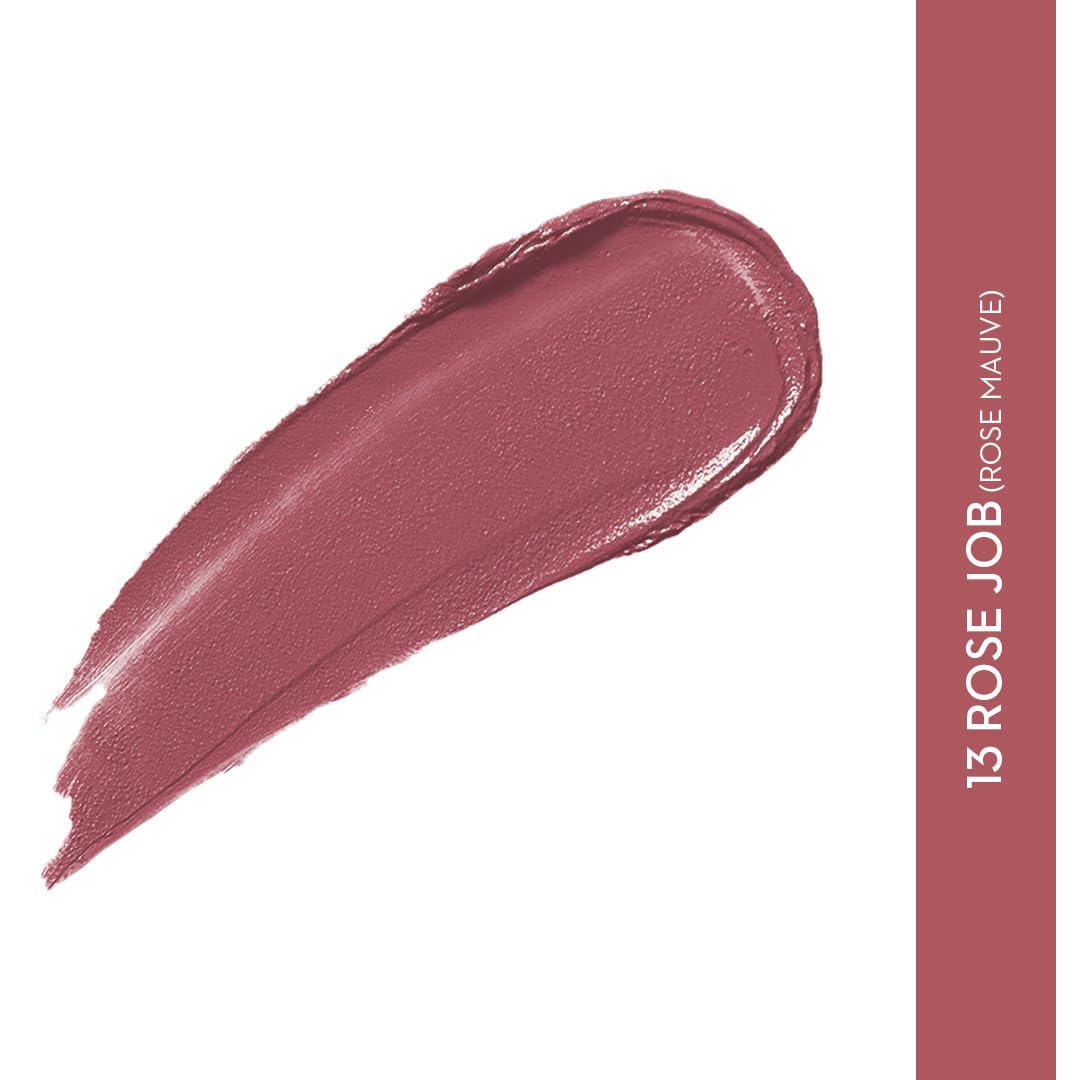 SUGAR Cosmetics Nothing Else Matter Longwear Matte Lipstick | Lasts Up To 8+ Hours| 100% Vegan | 3.2gm - 13 Rose Job (Rose Mauve) from SUGAR Cosmetics