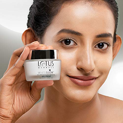 Lotus Herbals Whiteglow Skin Whitening And Brightening Gel Face Cream With Spf-25, For All Skin Types, 60g (Pack of 1) from Lotus