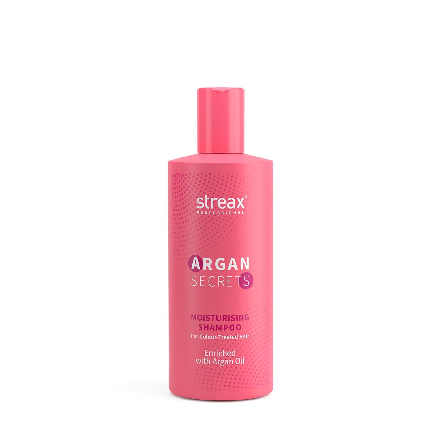 Streax Professional Argan Secrets MOISTURISING Shampoo for Women | Enriched with Argan Oil & UV Filter | Enhances Colour Retention | Cleanses & Nourishes Hair 300ml from Streax Professional