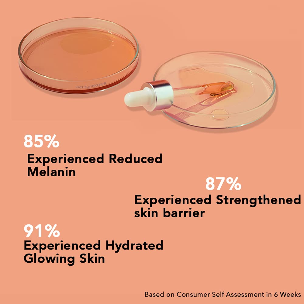 O3+ Agelock Vitamin C Lactic Acid Serum for Face Exfoliation, Anti Ageing, Moisturising & Whitening All Skin Types, 30g from O3+