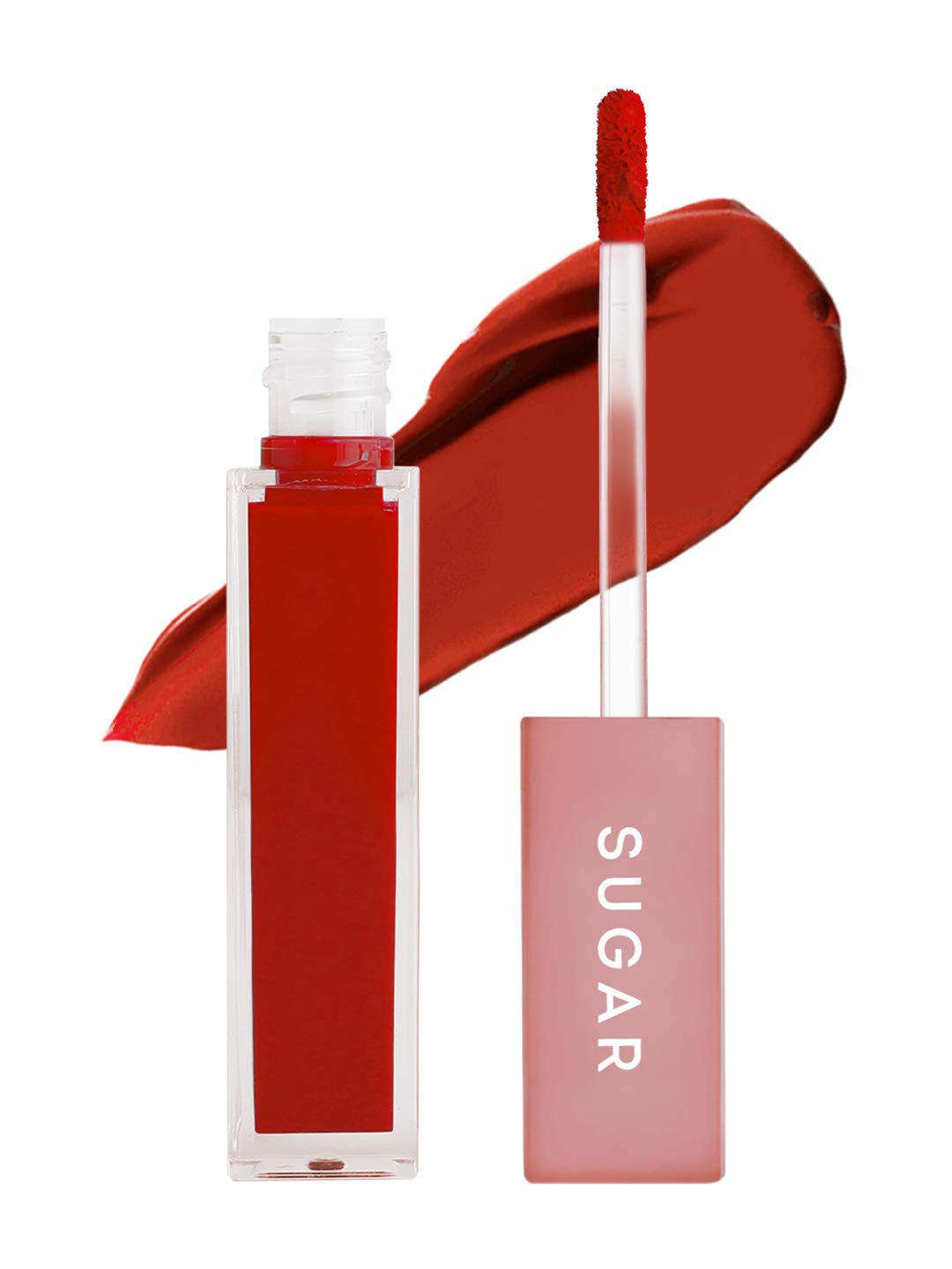 SUGAR Cosmetics Mettle Liquid Lipstick for Women | Highly Pigmented | Transferproof & Long Lasting | 7ml - 01 Lyra (Cool Toned Plum) from SUGAR Cosmetics