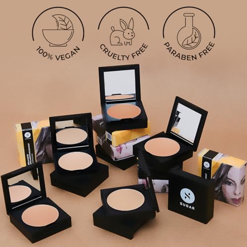 SUGAR Cosmetics Dream Cover Matte Compact Powder With SPF 15 & Vitamin E | Pressed Setting Powder | Blurs Pores - 15 Cappuccino (light-medium) from SUGAR Cosmetics