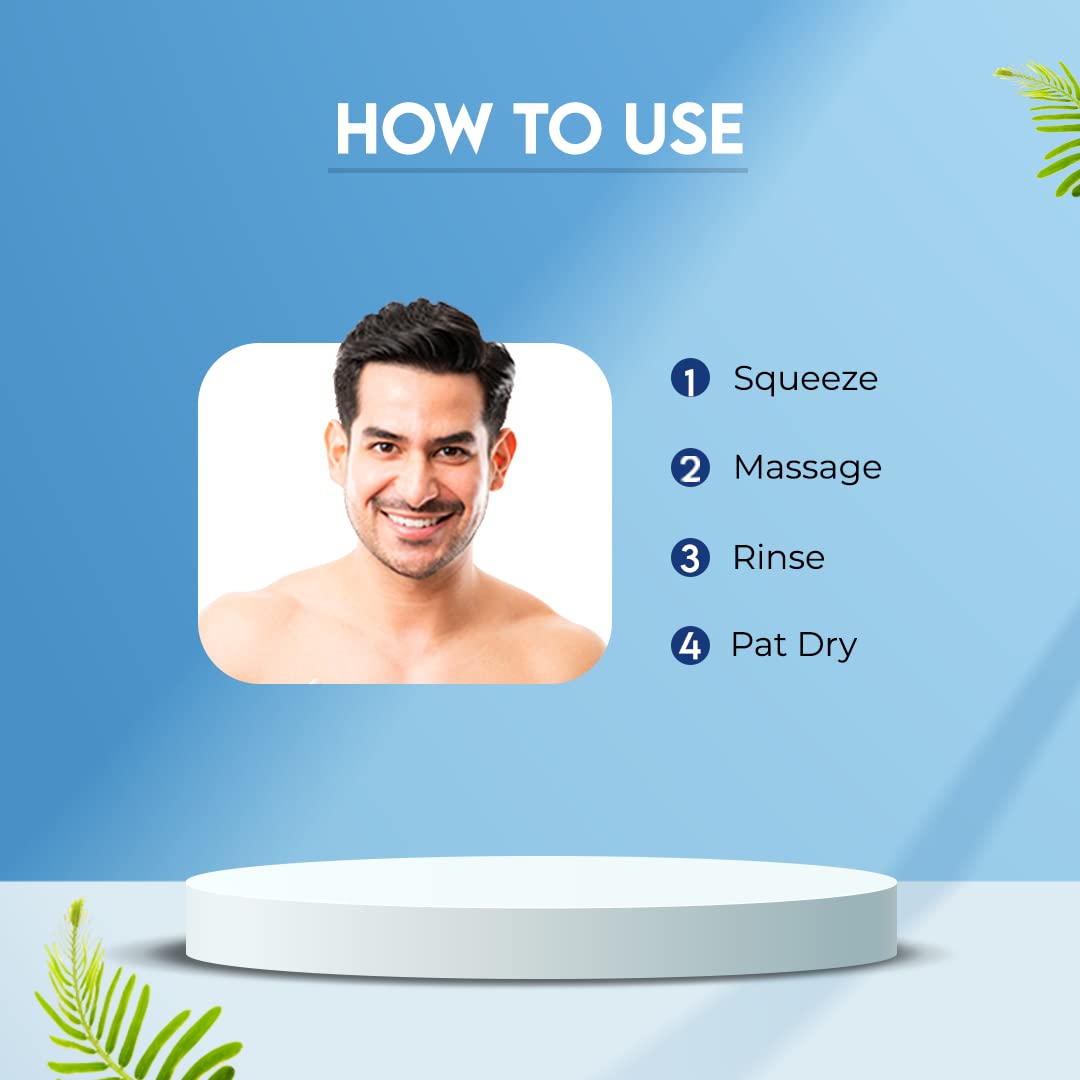Jovees Herbal Men's Essential Advanced 4 in 1 Moisturizing Face Wash |with Vit C and Vit E | Gives Clean and Clear Skin |For All Skin Types 100g from JOVEES