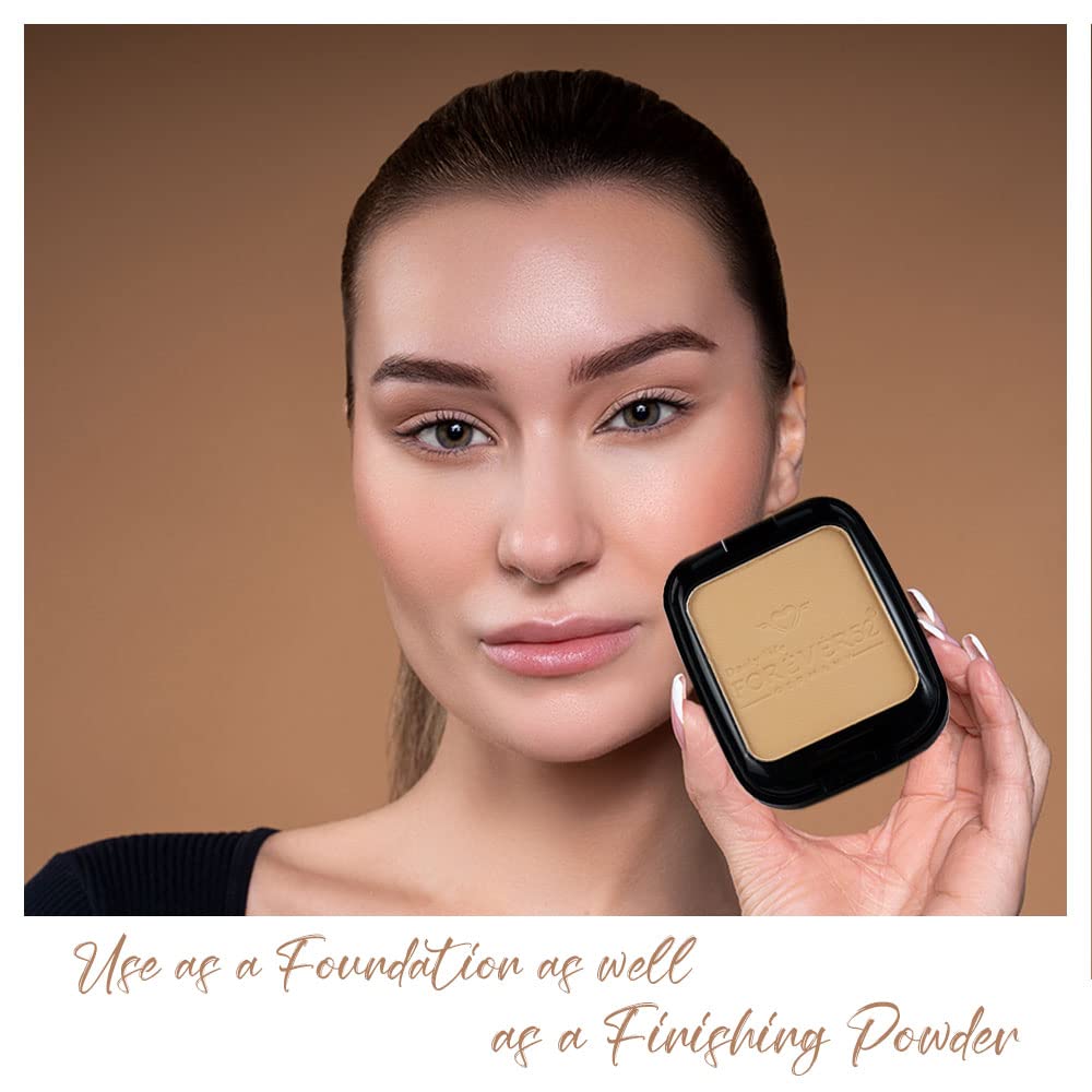 Daily Life Forever52 Dual Wet and Dry Compact With Sponge and Mirror (12g, Ivory) from Forever52