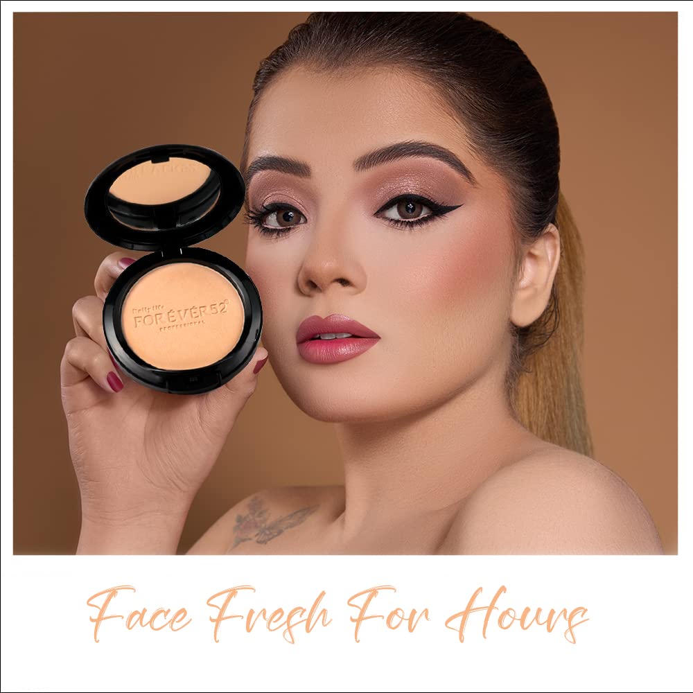 Daily Life Forever52 Two Way Cake Compact (Medium To Dark Shade With Pink Undertone - 004) from Forever52