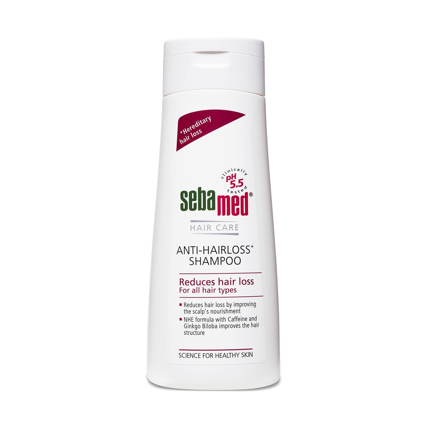 Sebamed Anti- Hairloss Shampoo 200Ml|Ph 5.5|Reduces Hairloss|Caffeine&Gingko Biloba|All Hair Types from SebaMed