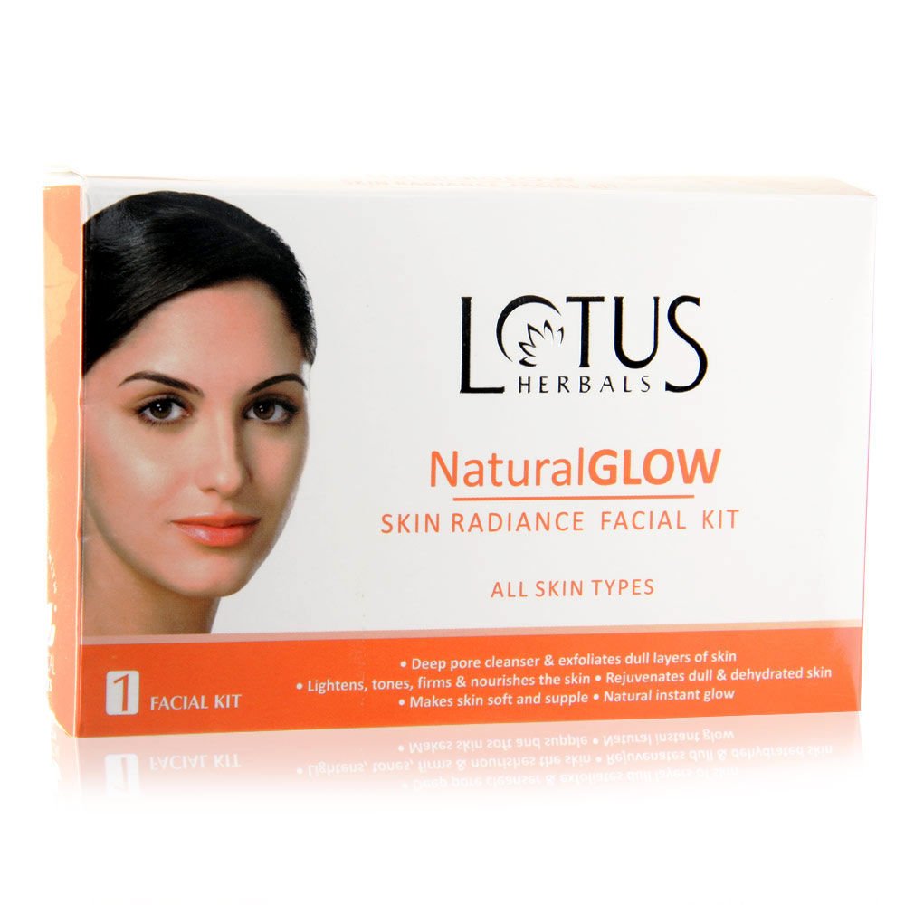 Lotus Herbals Natural Glow Kit Skin Radiance Facial Kit, Pack of 1 from Lotus
