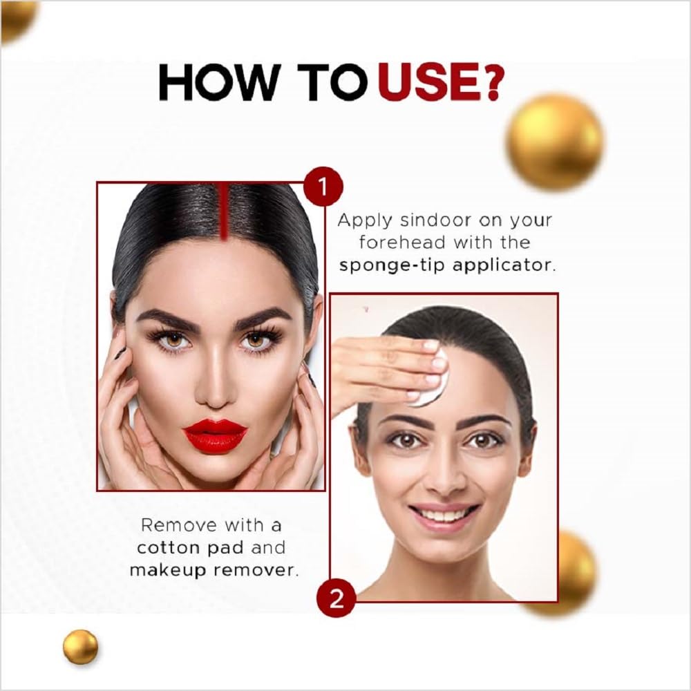 Colorbar Sindoor, Red, 3.8ml | Smudge proof formula | Long lasting sindoor from Colorbar
