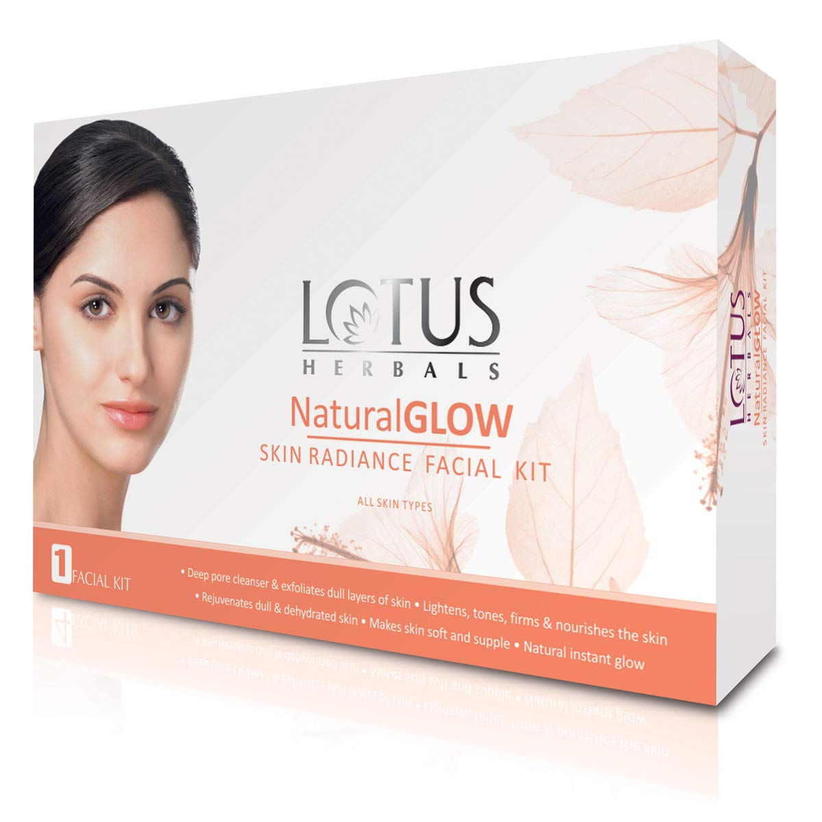Lotus Herbals Natural Glow Kit Skin Radiance Facial Kit, Pack of 1 from Lotus
