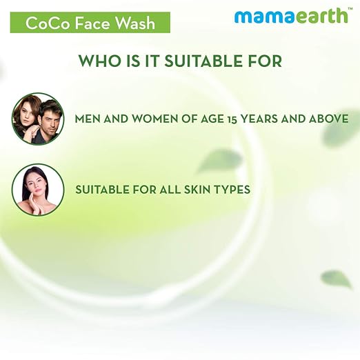 Mamaearth CoCo Face Wash for Women, with Coffee & Cocoa for Skin Awakening 100ml face Wash from mamaearth
