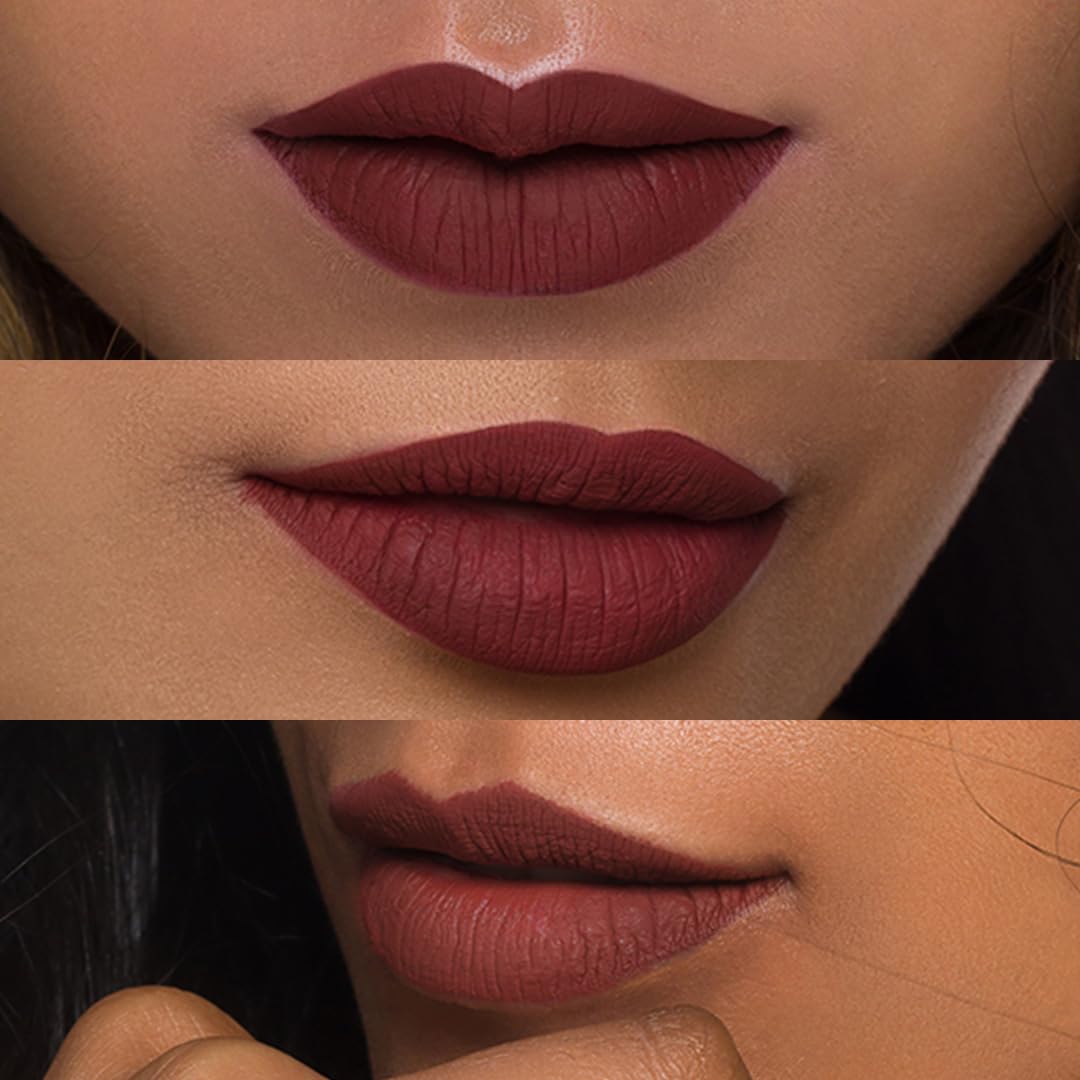 SUGAR Cosmetics Smudge Me Not Liquid Lipstick for Women | Transferproof & Waterproof | Lasts Upto 12hrs | Matte Lipstick | 4.5ml - 42 Toast Roast from SUGAR Cosmetics
