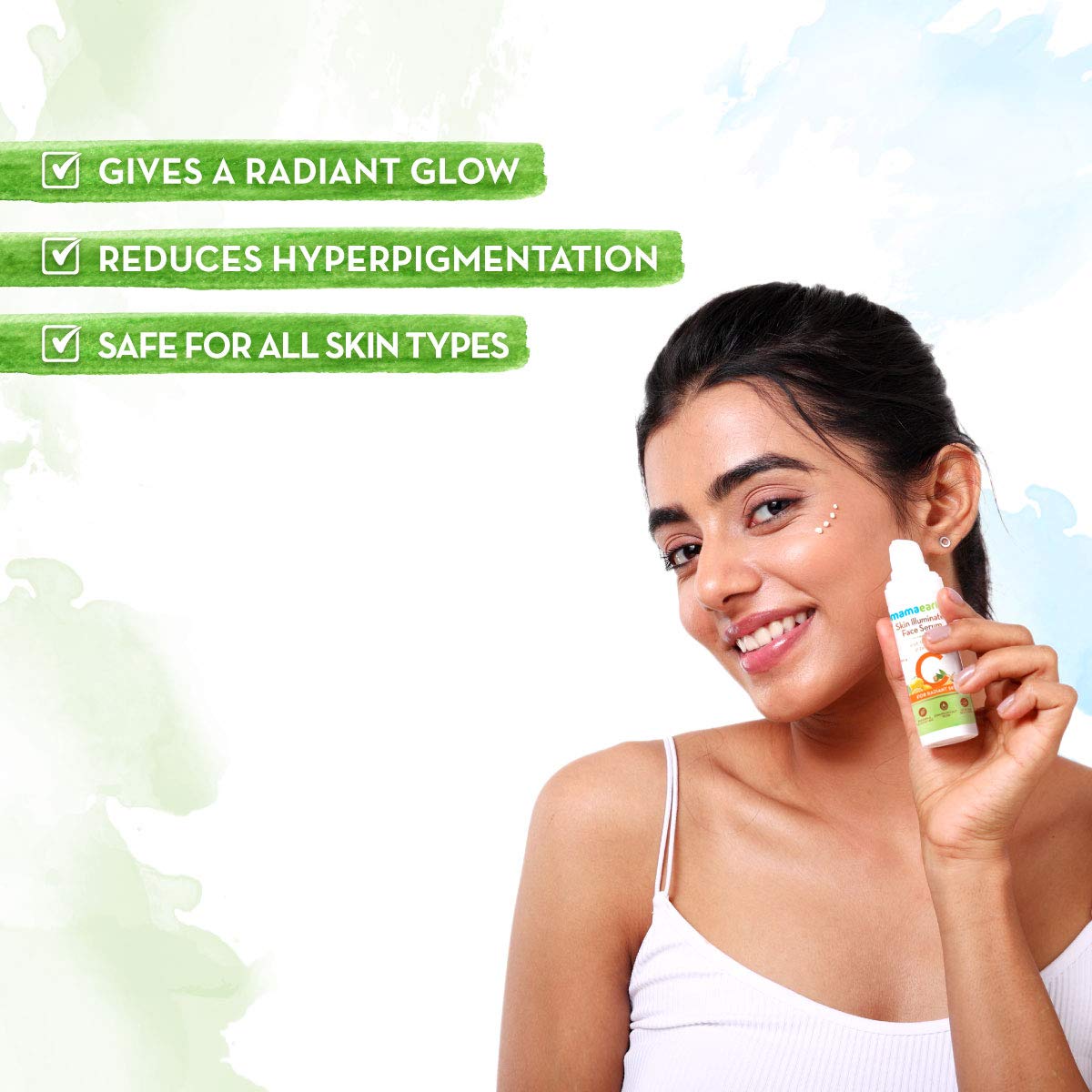 Mamaearth Skin Illuminate Vitamin C Face Serum For Glowing & Radiant Skin With High Potency Vitamin C & Turmeric For Unisex, 30g from Mamaearth