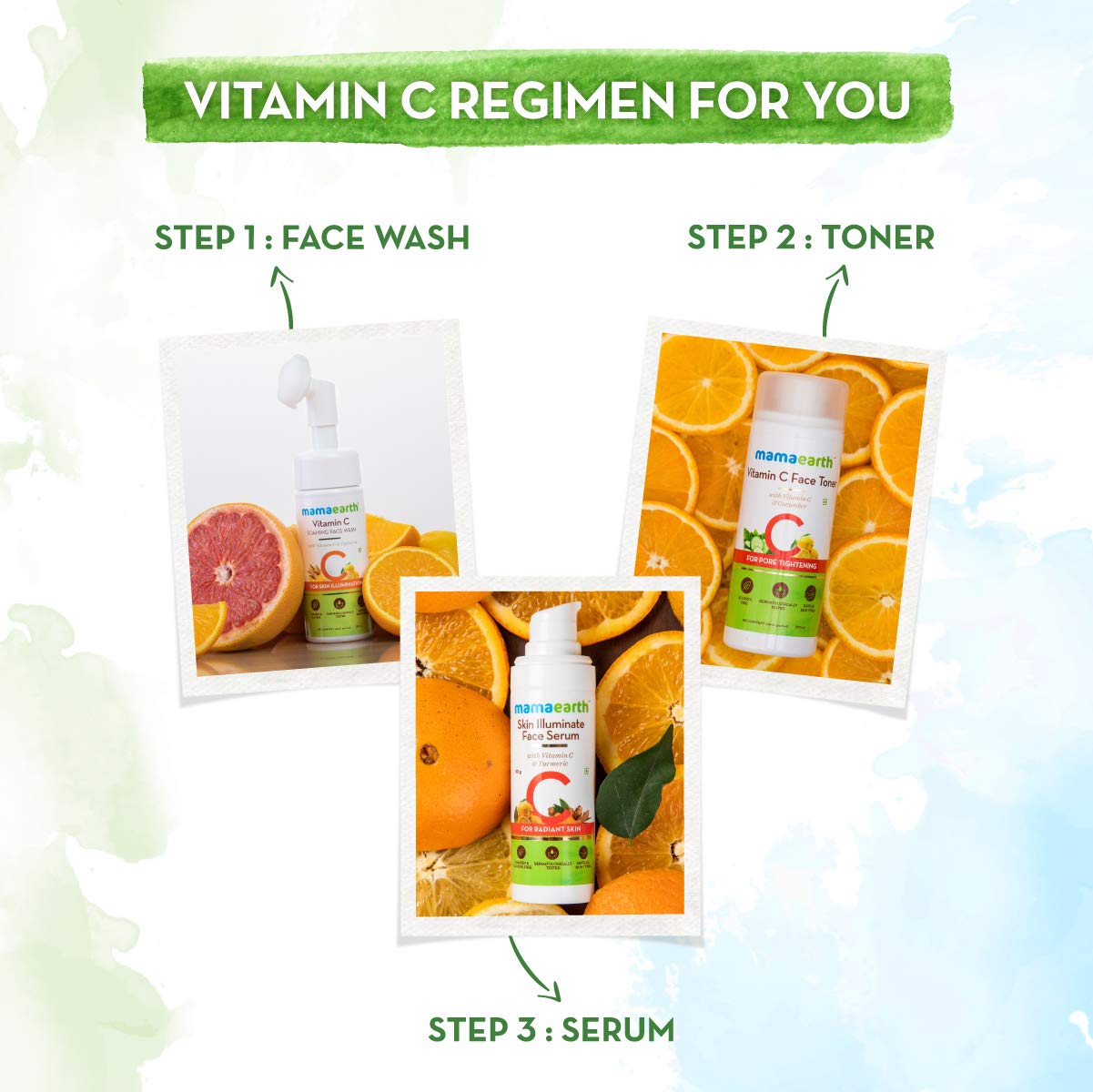 Mamaearth Skin Illuminate Vitamin C Face Serum For Glowing & Radiant Skin With High Potency Vitamin C & Turmeric For Unisex, 30g from Mamaearth