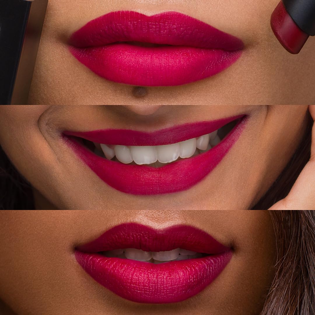 SUGAR Cosmetics Nothing Else Matter Longwear Matte Lipstick | Lasts Up To 8+ Hours| 100% Vegan | 3.2gm - 14 Red Herring (Raspberry Pink, Reddish Pink) from SUGAR Cosmetics
