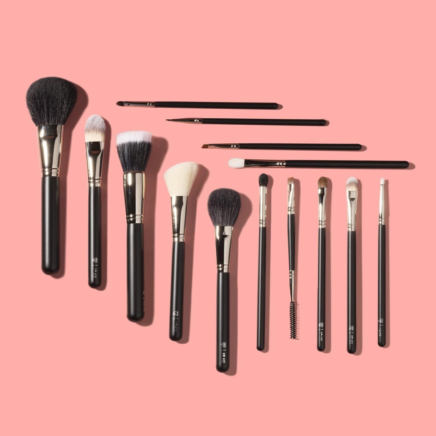 PAC Absolute Basics Makeup Brush Kit - 14 Brushes Black from PAC