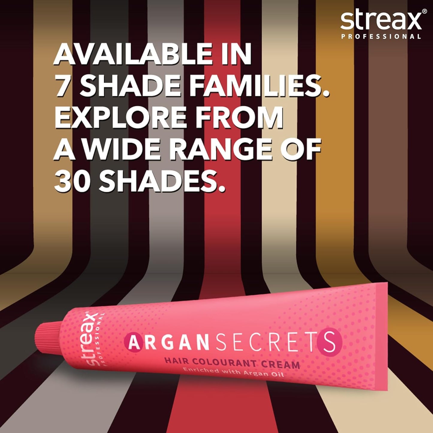 Streax Professional Argan Secrets Permanent Hair Colourant Cream - Soft Black 2 (Enriched with Argan Oil) For All hair types ; 90 gm from Streax Professional