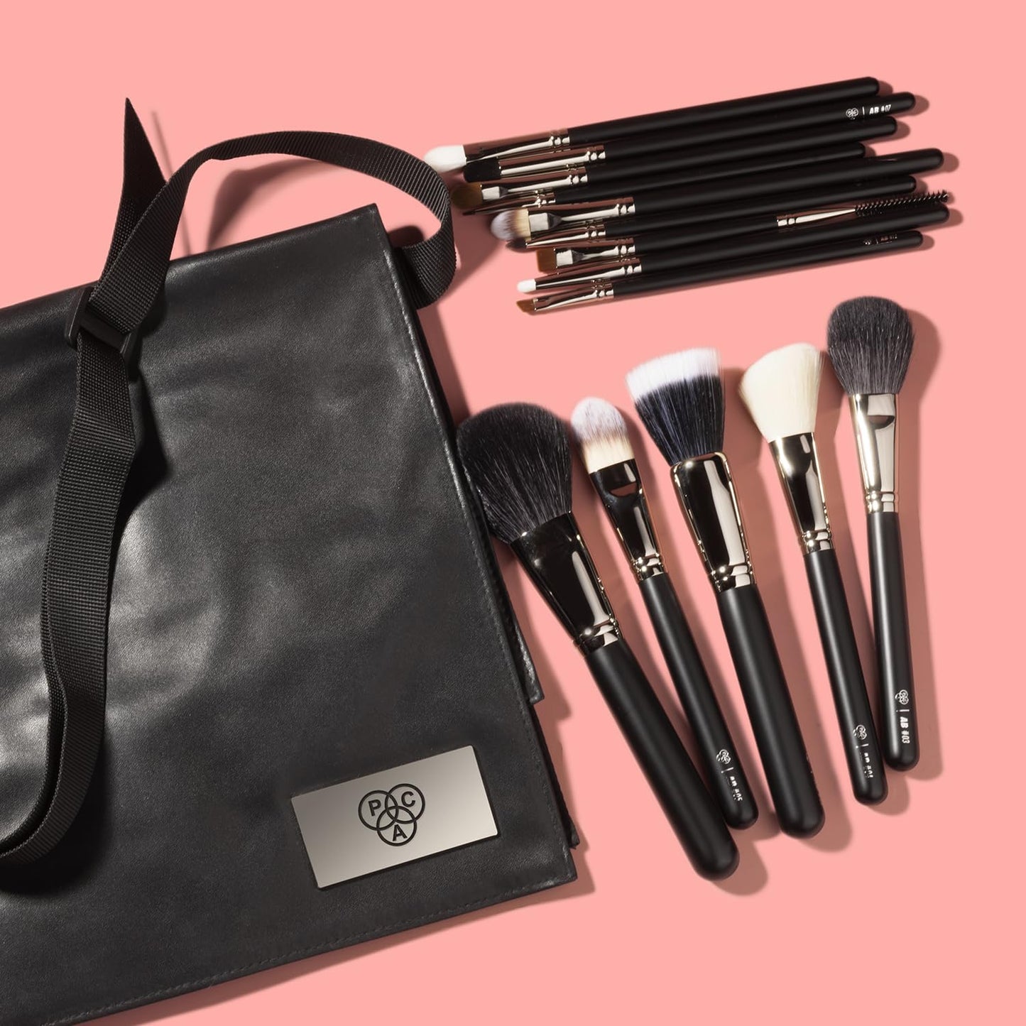 PAC Absolute Basics Makeup Brush Kit - 14 Brushes Black from PAC