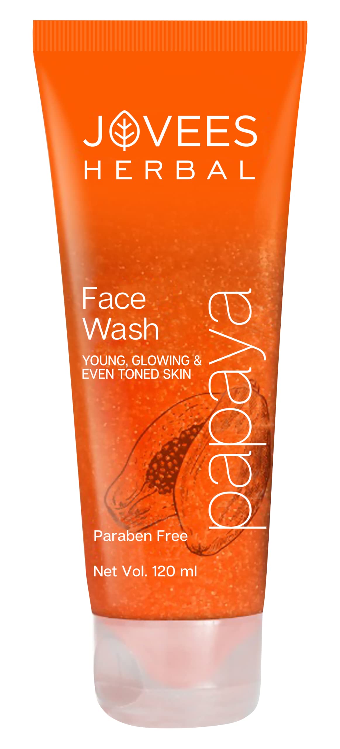 Jovees Herbal Papaya Face Wash For Women/Men | Brightening and Glowing Skin | Removes Pigmentation and Dark Spots | For All Skin Types 120ML from JOVEES