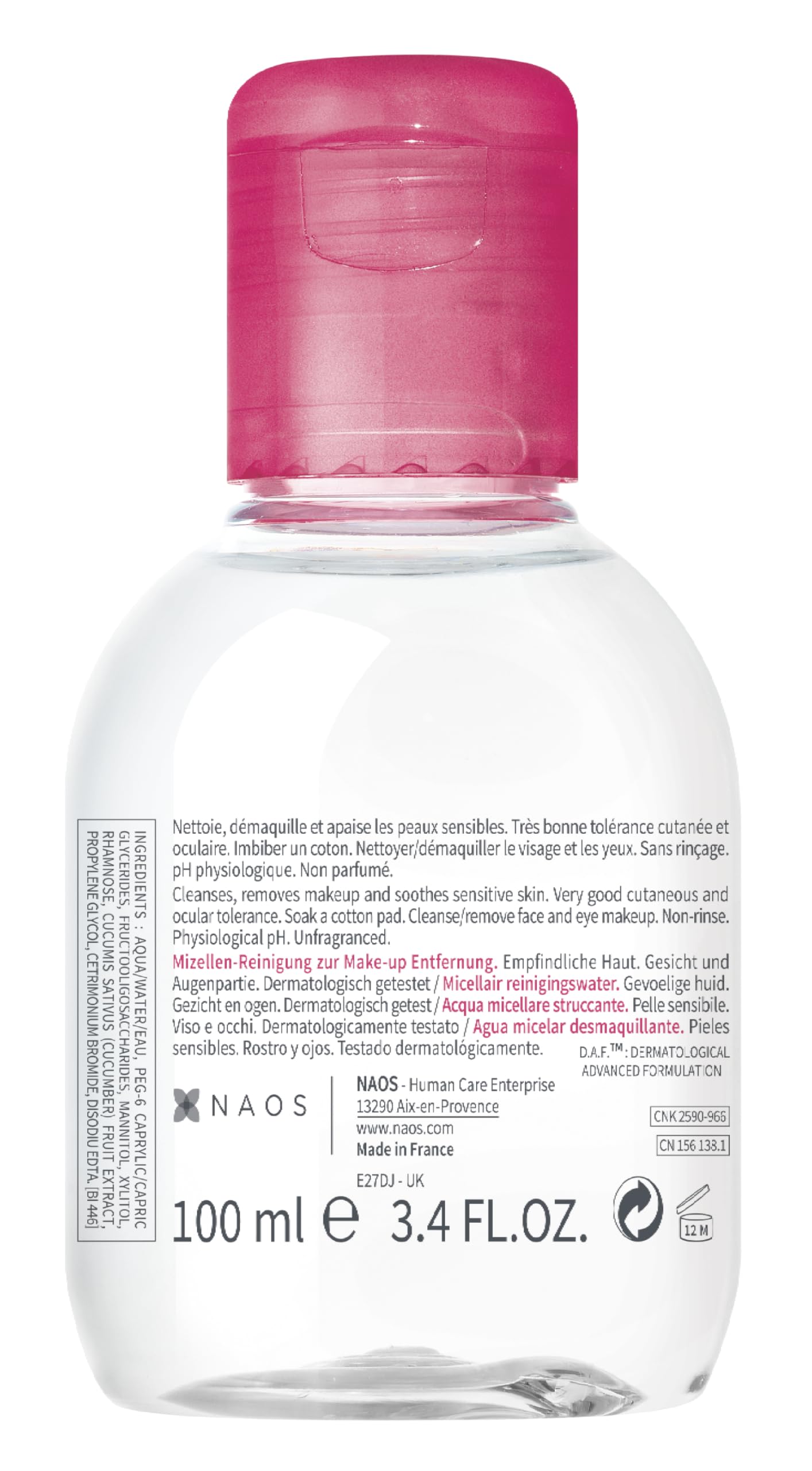 Bioderma Sensibio H2O, 100ml water from Bioderma