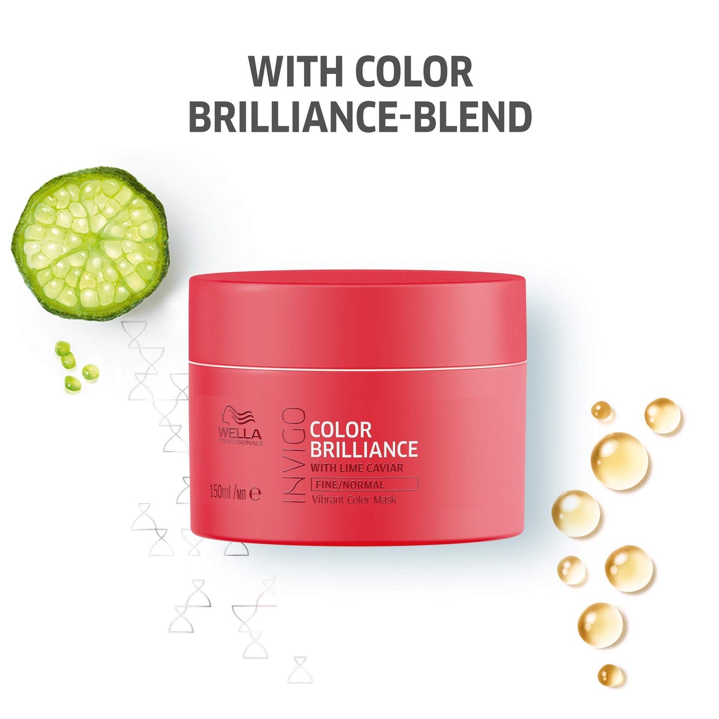 Wella Professionals INVIGO COLOR BRILLIANCE Conditioner for coarse hair 200ml, Mask for fine/normal hair 150ml and Shampoo for fine/normal hair 250ml Combo from WELLA