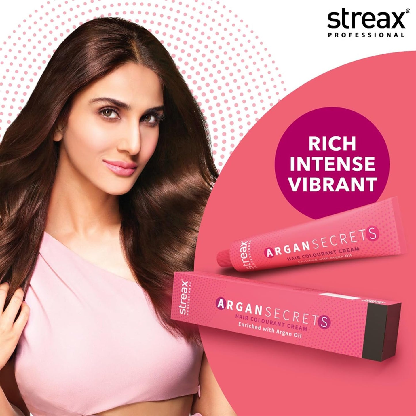 Streax Professional Argan Secrets Permanent Hair Colourant Cream - Soft Black 2 (Enriched with Argan Oil) For All hair types ; 90 gm from Streax Professional
