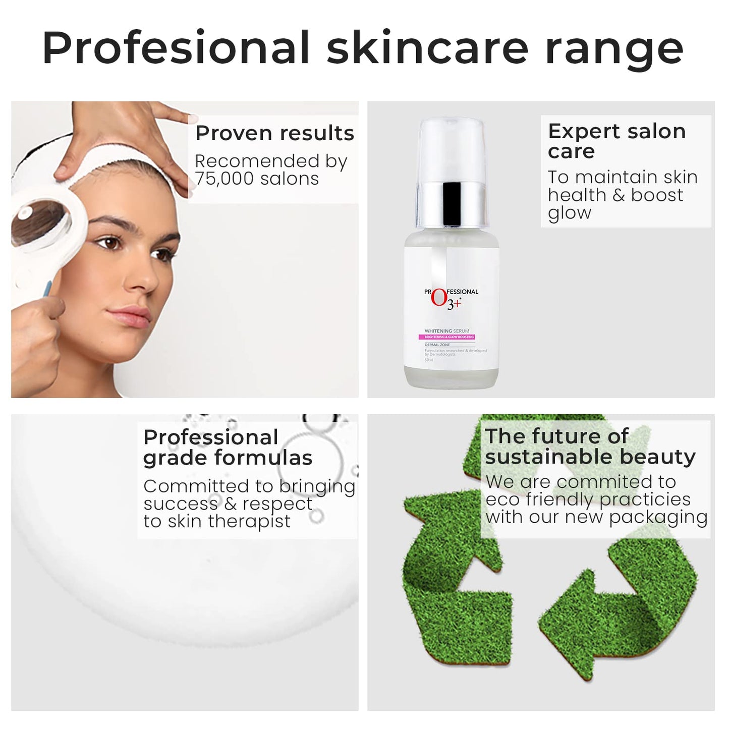 O3+ Whitening Serum for Pigmentation Control and Skin Brightening, 50ml from O3+