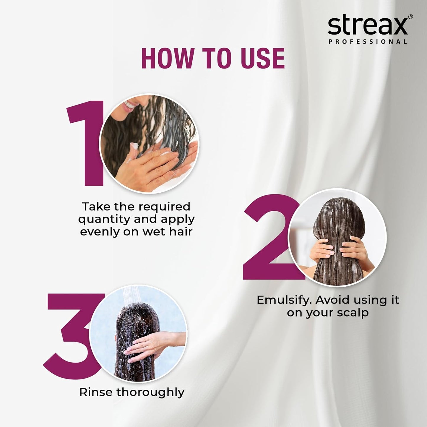 Streax Professional Canvoline Straightening Post Care Conditioner for Women's | Enriched with KeraCharge Complex | Anti Frizzy & Hair Breakage | Tangle Free Hair | Sulphate & Paraben free | 240 gm conditioner from strex