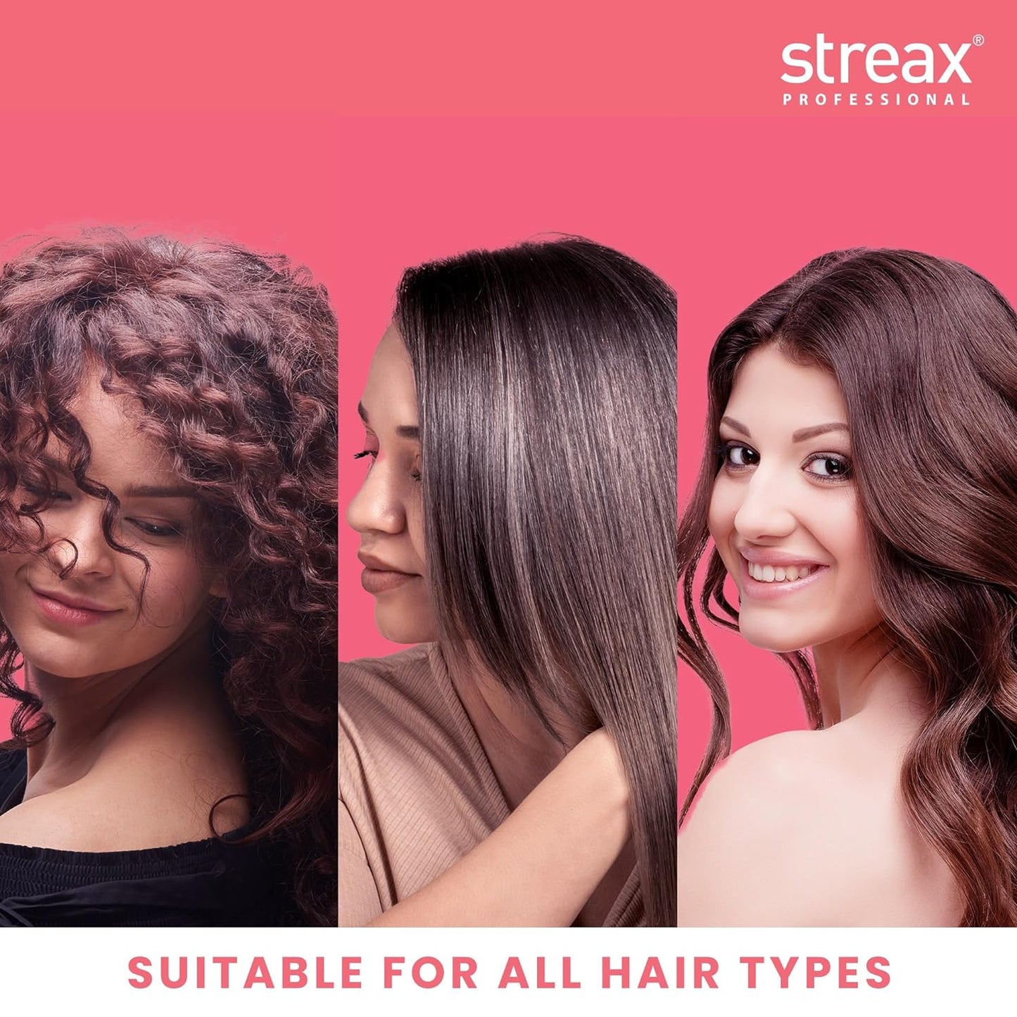 Streax Professional Argan Secrets MOISTURISING Shampoo for Women | Enriched with Argan Oil & UV Filter | Enhances Colour Retention | Cleanses & Nourishes Hair 300ml from Streax Professional