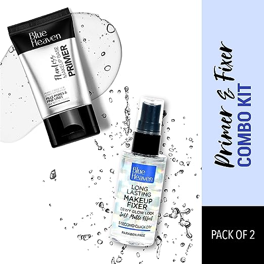 Blue Heaven Primer And Fixer Combo Set - Transparent