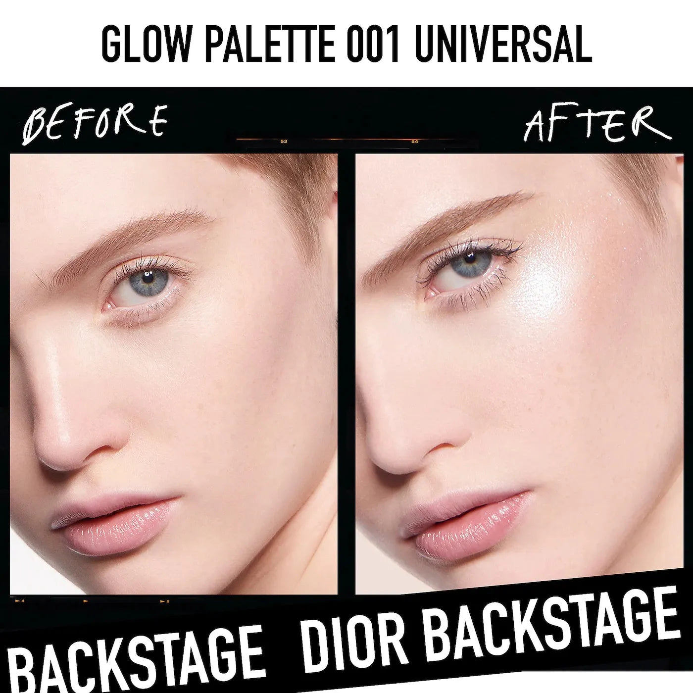 DIOR BACKSTAGE GLOW FACE PALETTE, Multi-Use Illuminating Makeup Palette - Highlight and Blush, 10g face powder from Dior