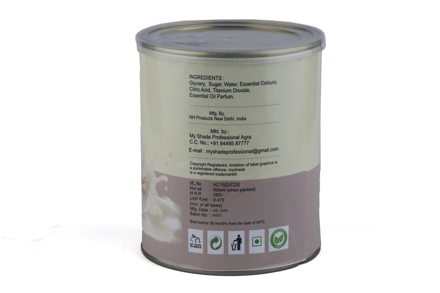 My shade Professional Hydro wax White chocolate, 800ml body wax from HAVIN.IN