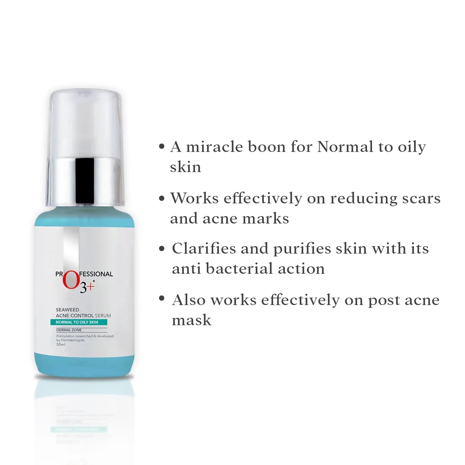 O3+ Seaweed Acne Control Serum, 50ml Face serum from O3+