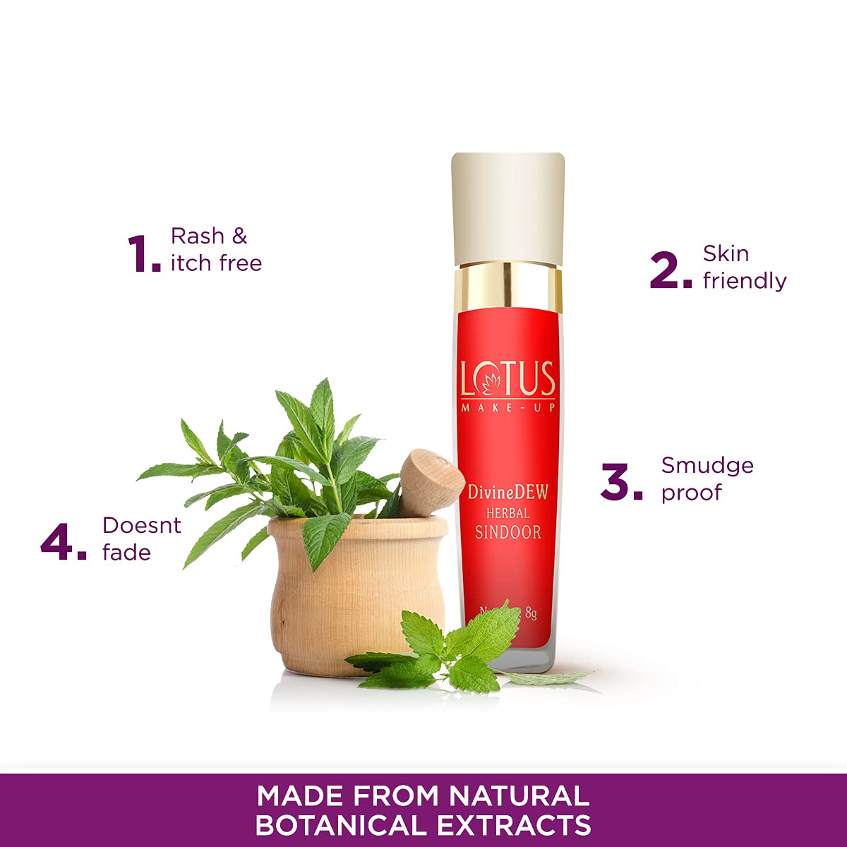 Lotus Make-Up Divine Dew Herbal Sindoor - Love Drop from Lotus