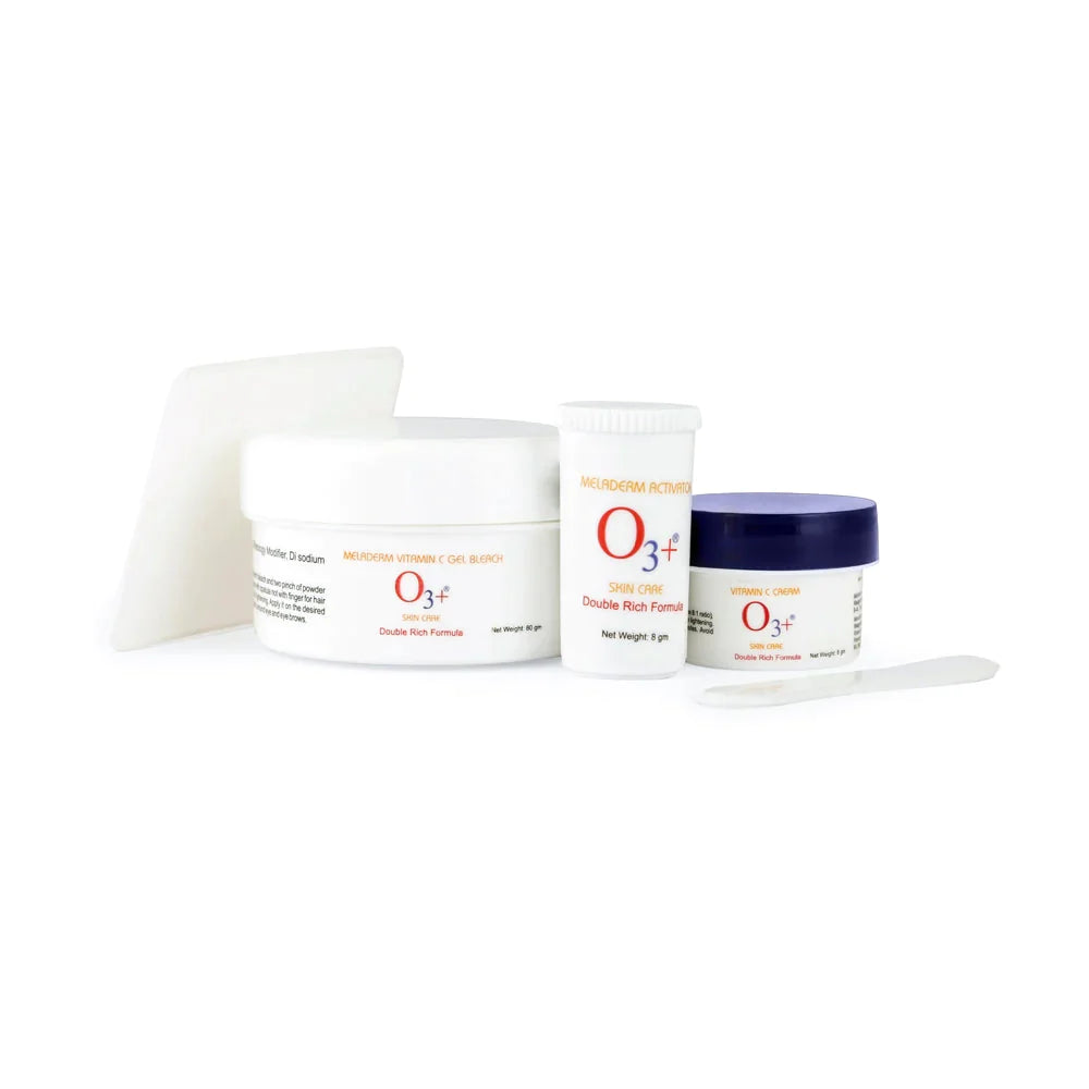 O3+ Meladerm Vitamin C Gel Bleach for Lightens Skin & Hair (96g) Bleach from O3+