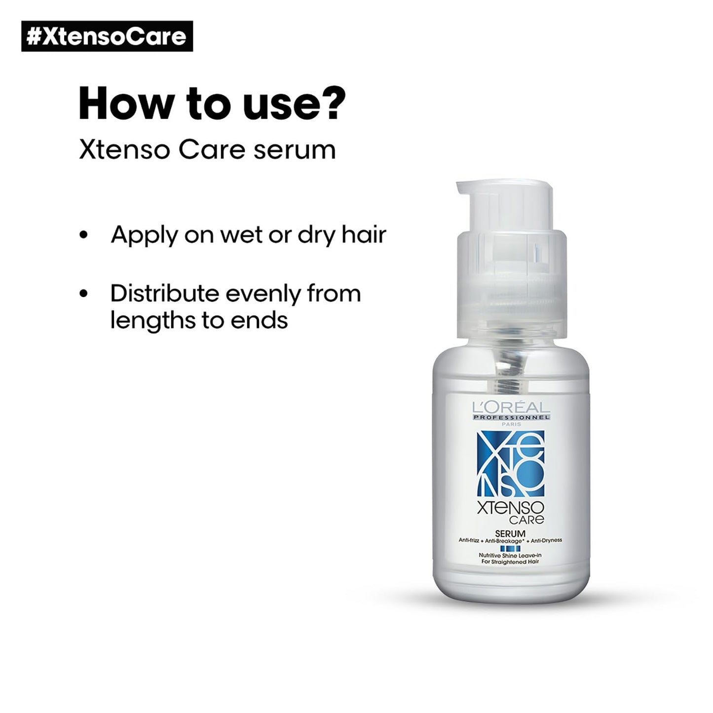 L'OREAL PROFESSIONNEL PARIS Xtenso Care Serum, 50ml For Straightened Hair hair serum from loreal pro paris