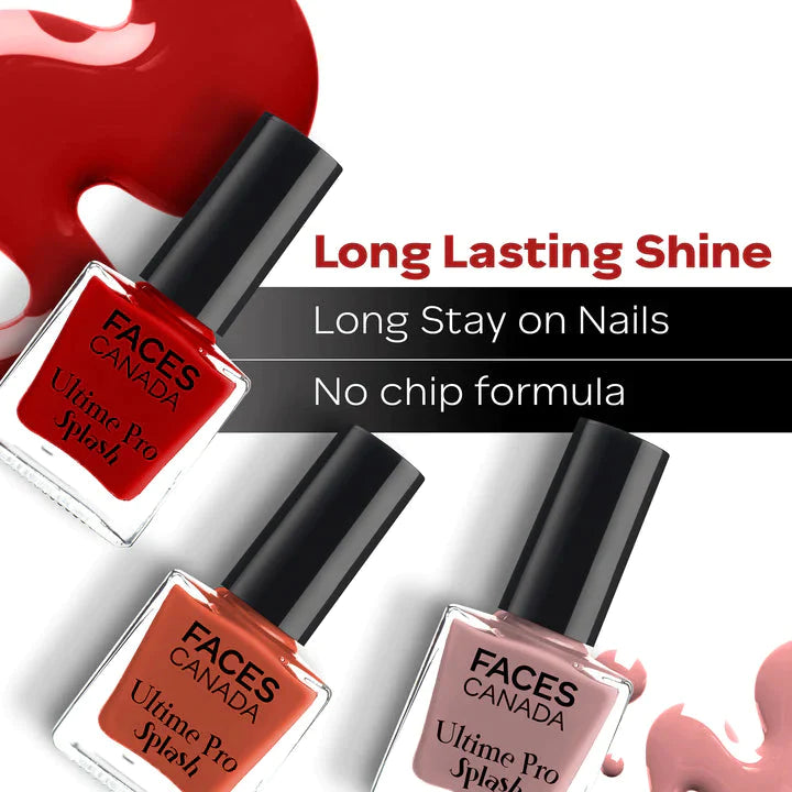 Faces Canada Ultime Pro Splash Nail Enamel (shades from 14-42)